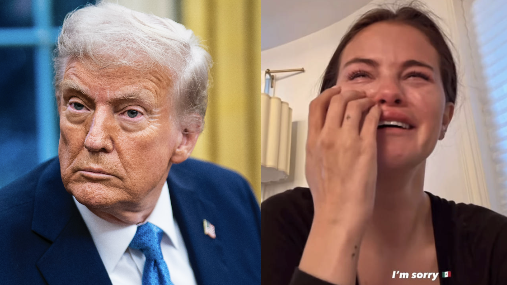 Washington, DC - January 31 : President Donald J Trump signed executive order on deregulation and speaks with Interior Secretary Doug Burgum and his wife Kathryn in the Oval Office at the White House on Friday, Jan 31, 2025 in Washington, DC.