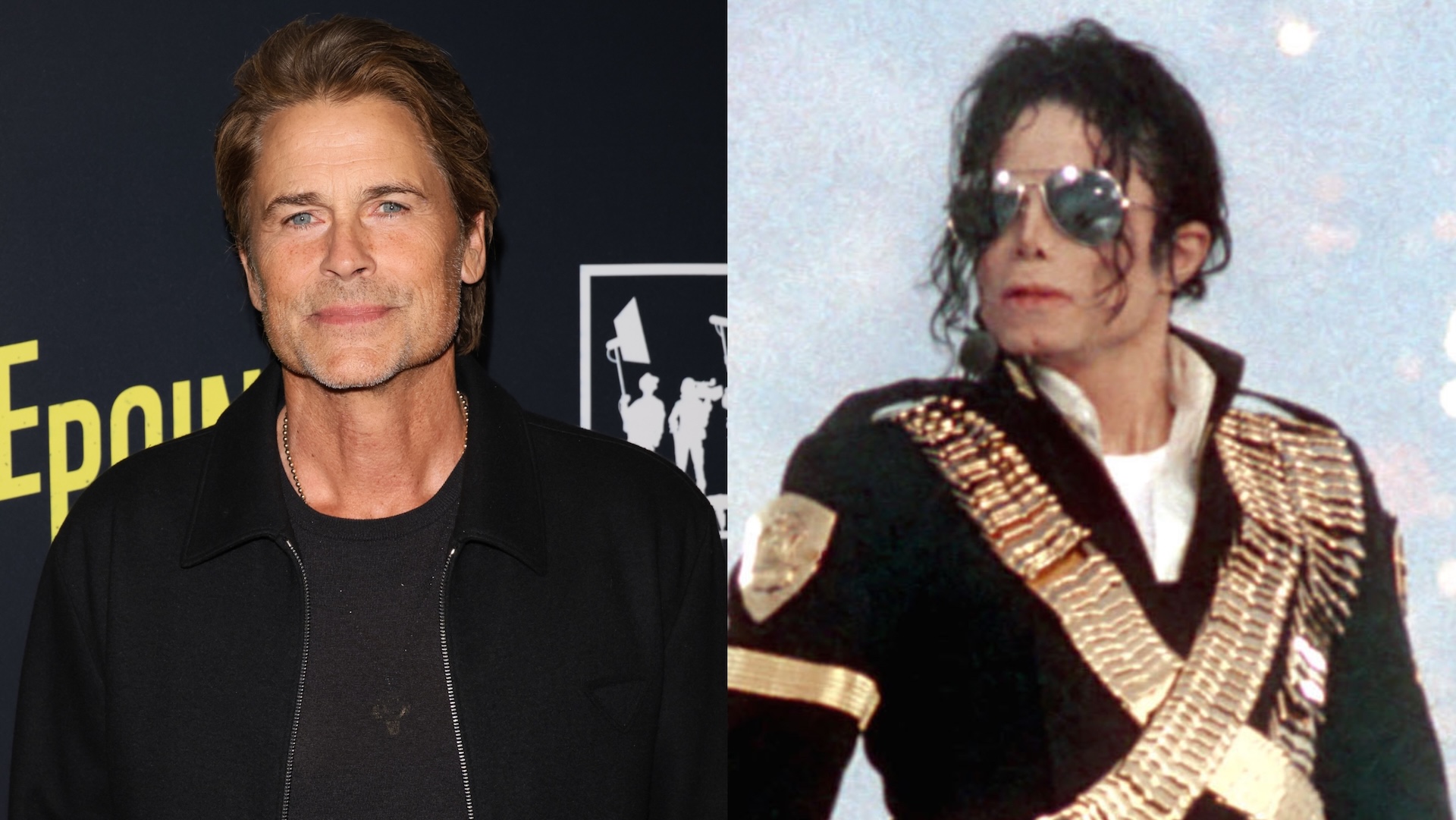 Rob Lowe and Michael Jackson
