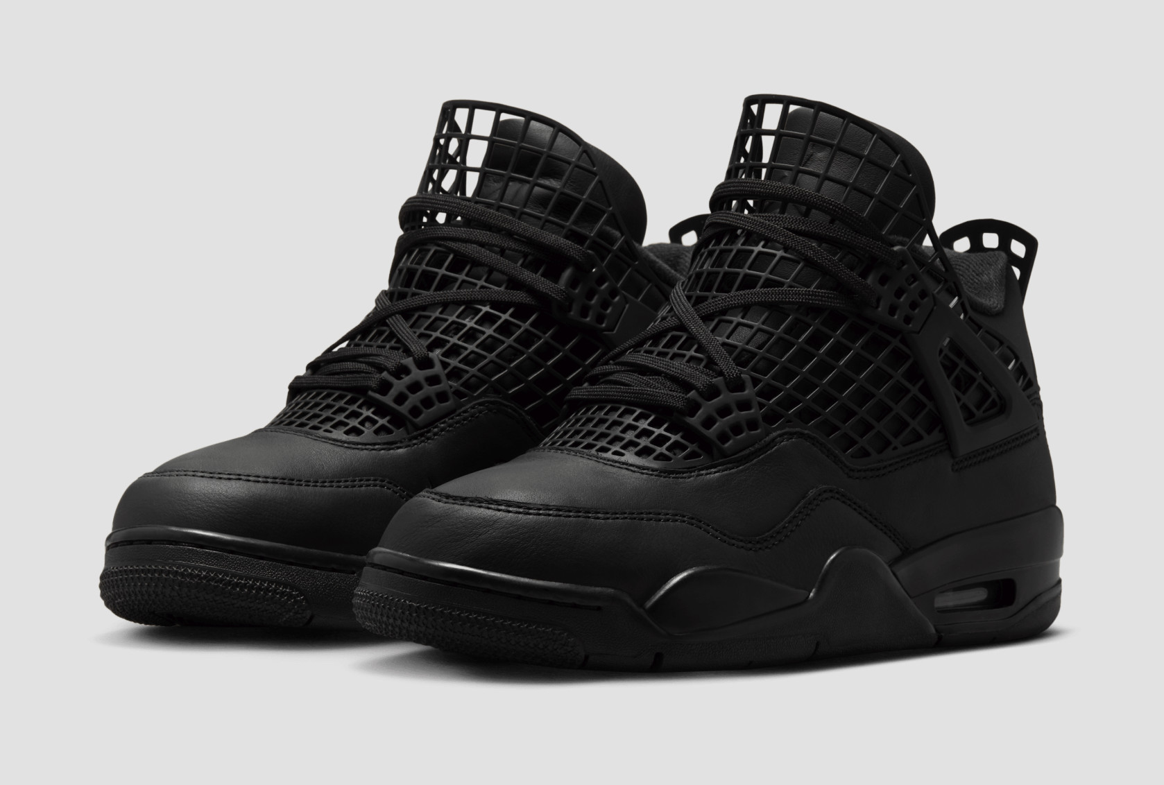 All-Black 'Net' Air Jordan 4 Releasing Soon