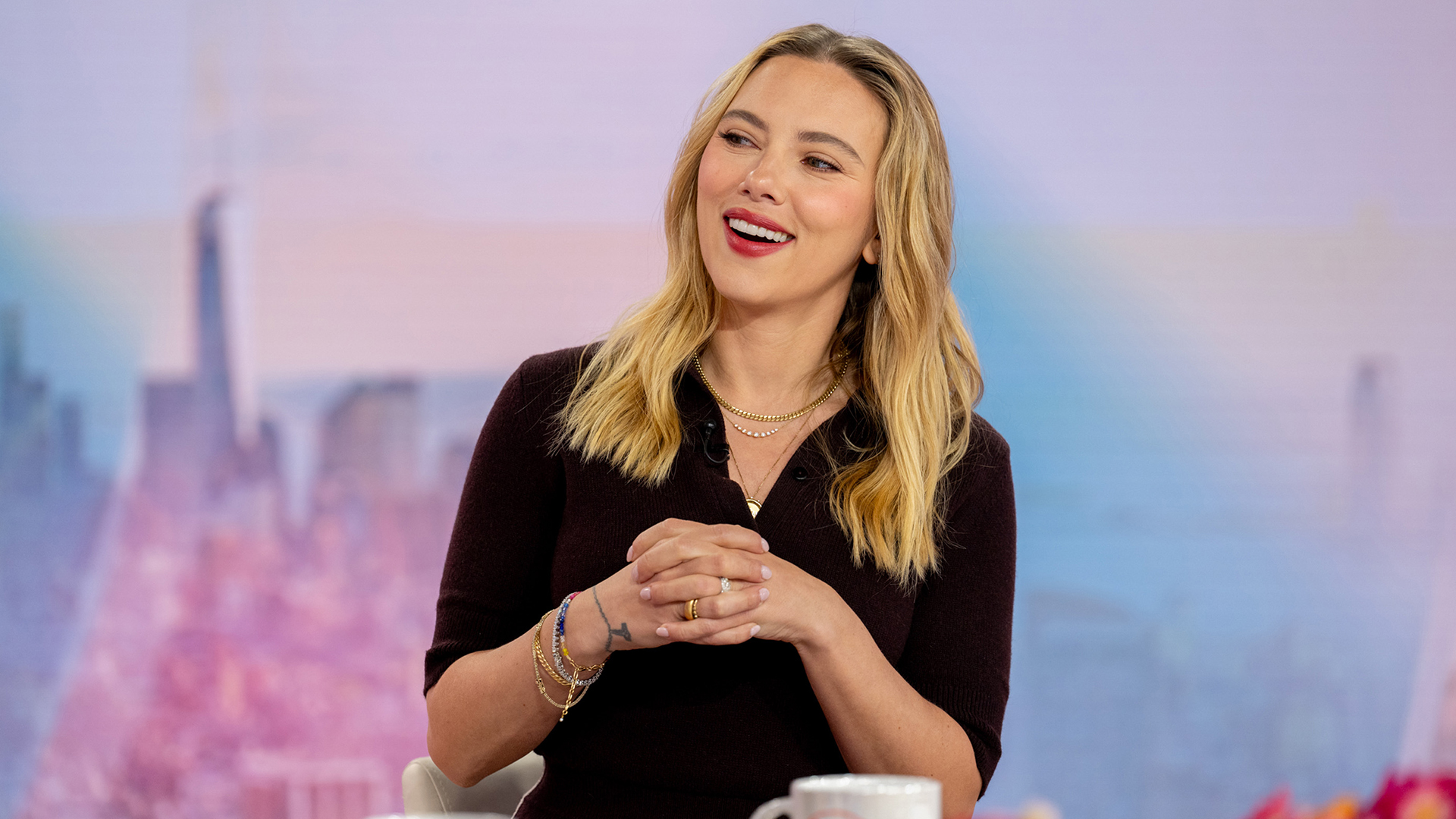 Scarlett Johansson during an appearance on 'The Today Show.'