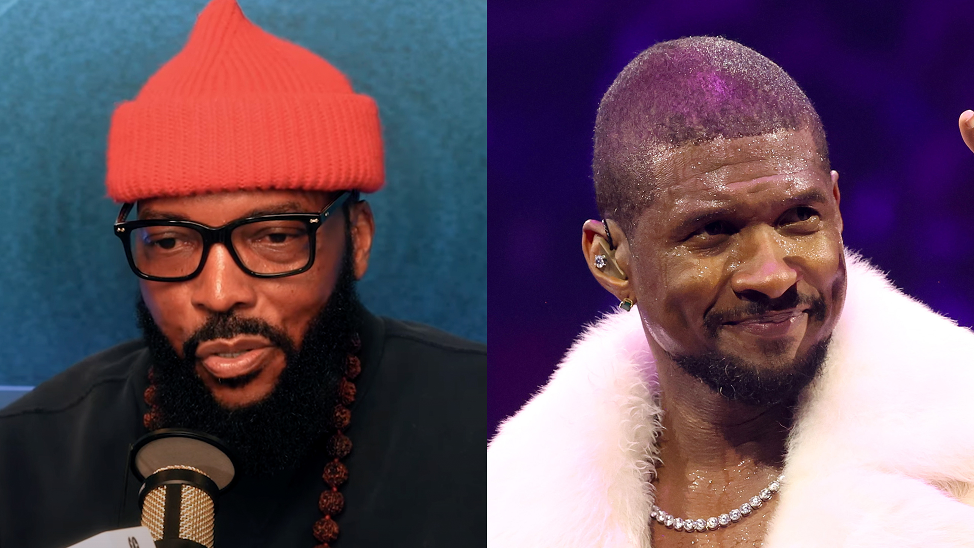 Carl Jones on 'Effective Immediately' alongside Usher performing live.