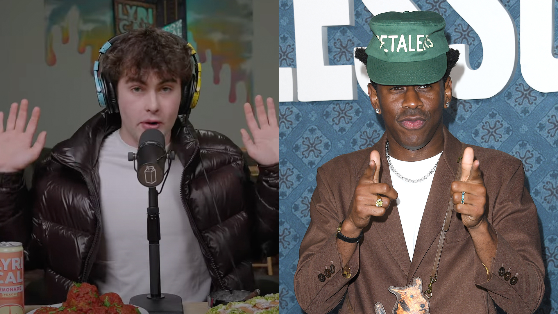 Rapper Ian in a freestyle for Lyrical Lemonade, Tyler the Creator at the premiere of 'The Piano Lesson.'
