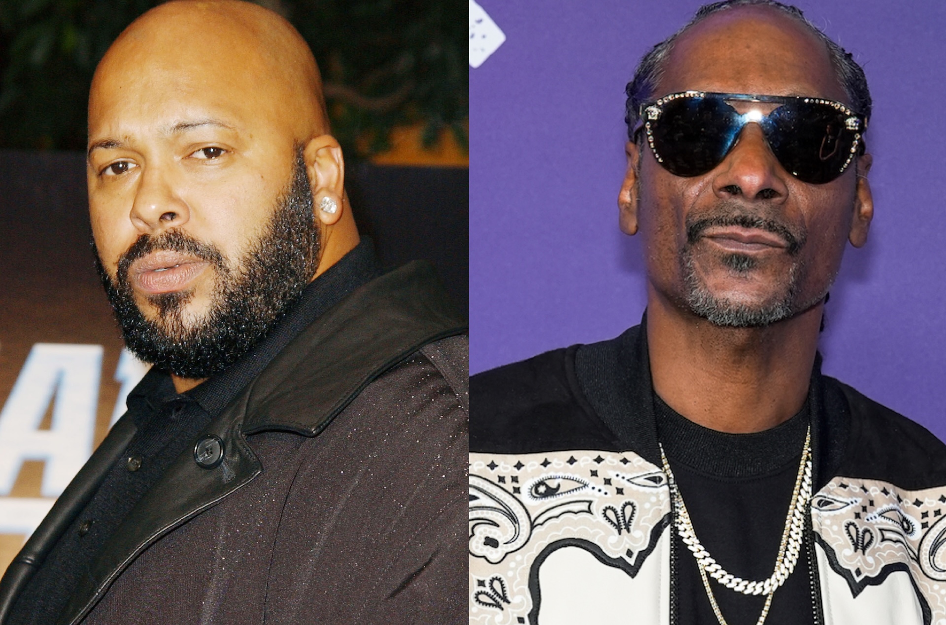Suge Knight and Snoop Dogg