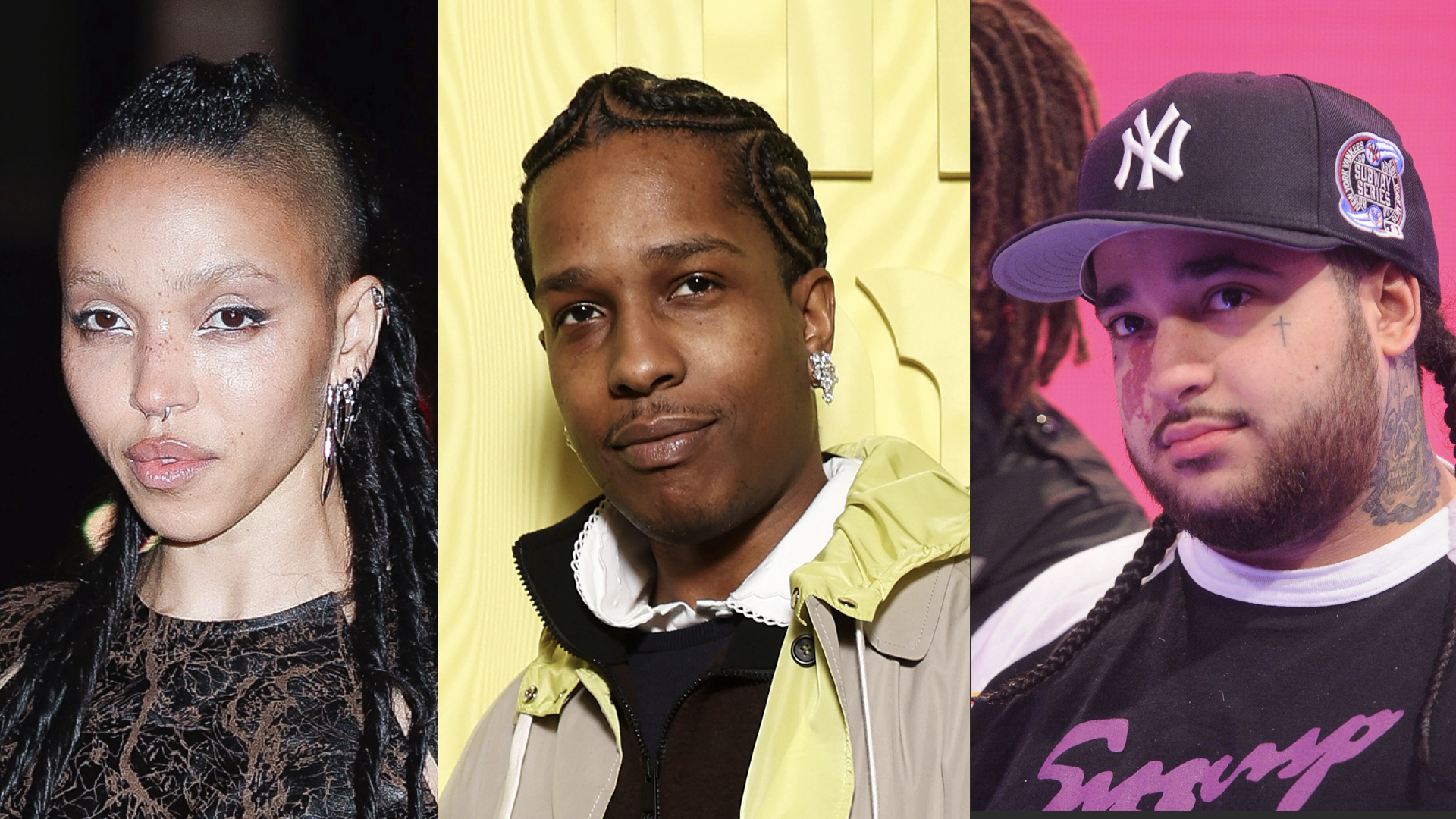 FKA Twigs, ASAP Rocky, and ASAP Yams
