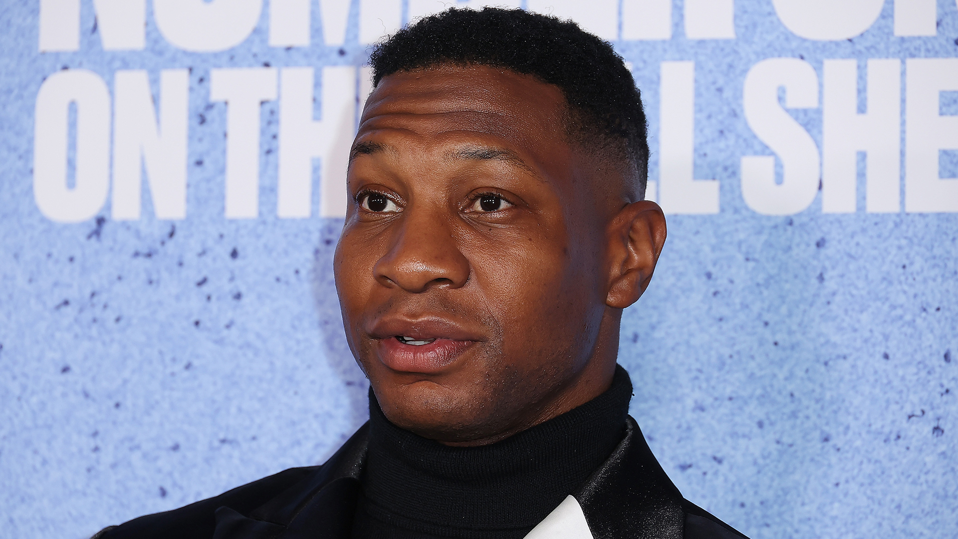 Jonathan Majors at the "Number One on the Call Sheet" Los Angeles premiere Red Carpet.