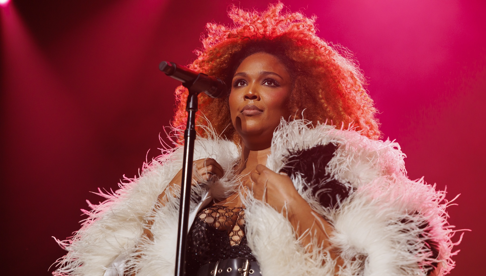 Lizzo at Lizzo In Real Life at The Wiltern on March 12, 2025 in Los Angeles, California.