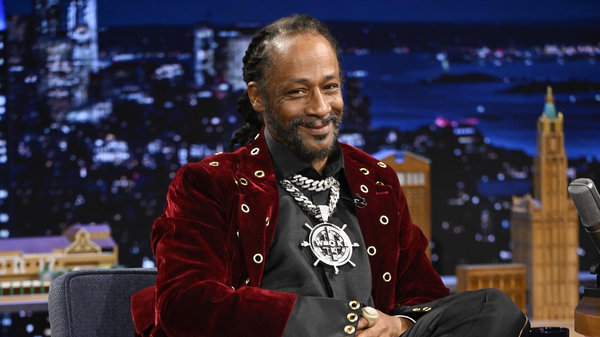 Comedian Katt Williams during an interview on Wednesday, March 19, 2025