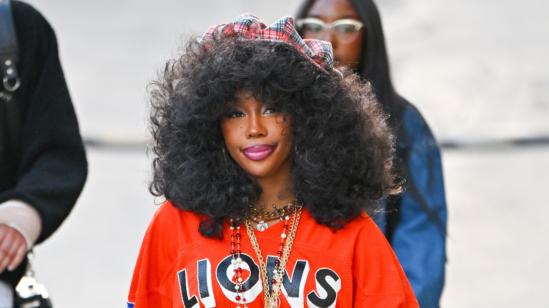 LOS ANGELES, CA - MARCH 11: SZA is seen on March 11, 2025 in Los Angeles, California.