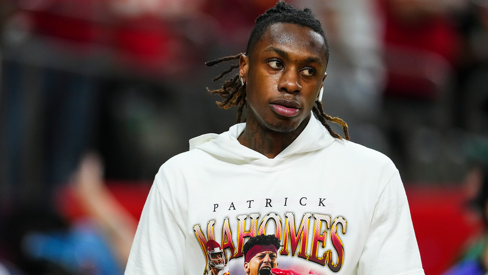 Xavier Worthy of the Kansas City Chiefs.