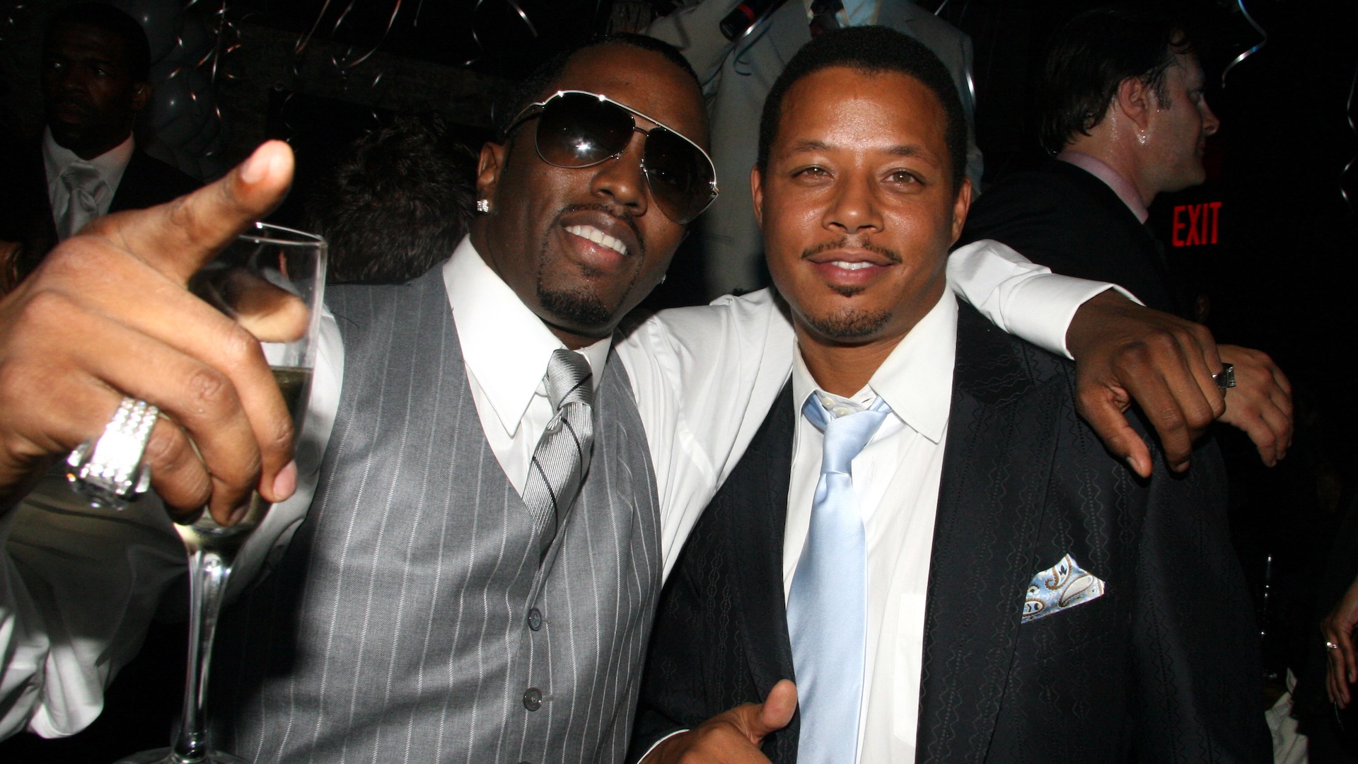 Terrence Howard and Diddy