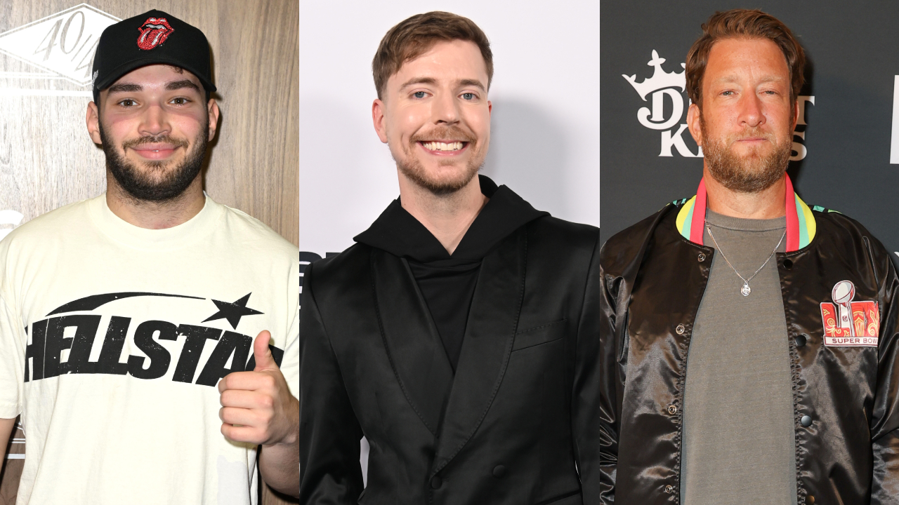 MrBeast, Adin Ross, and Dave Portnoy