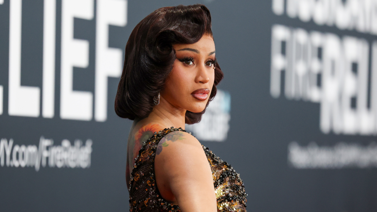 Cardi B's message expressing sadness over a tragedy affecting Dominicans, mentioning artist Ruby Perez's passing.