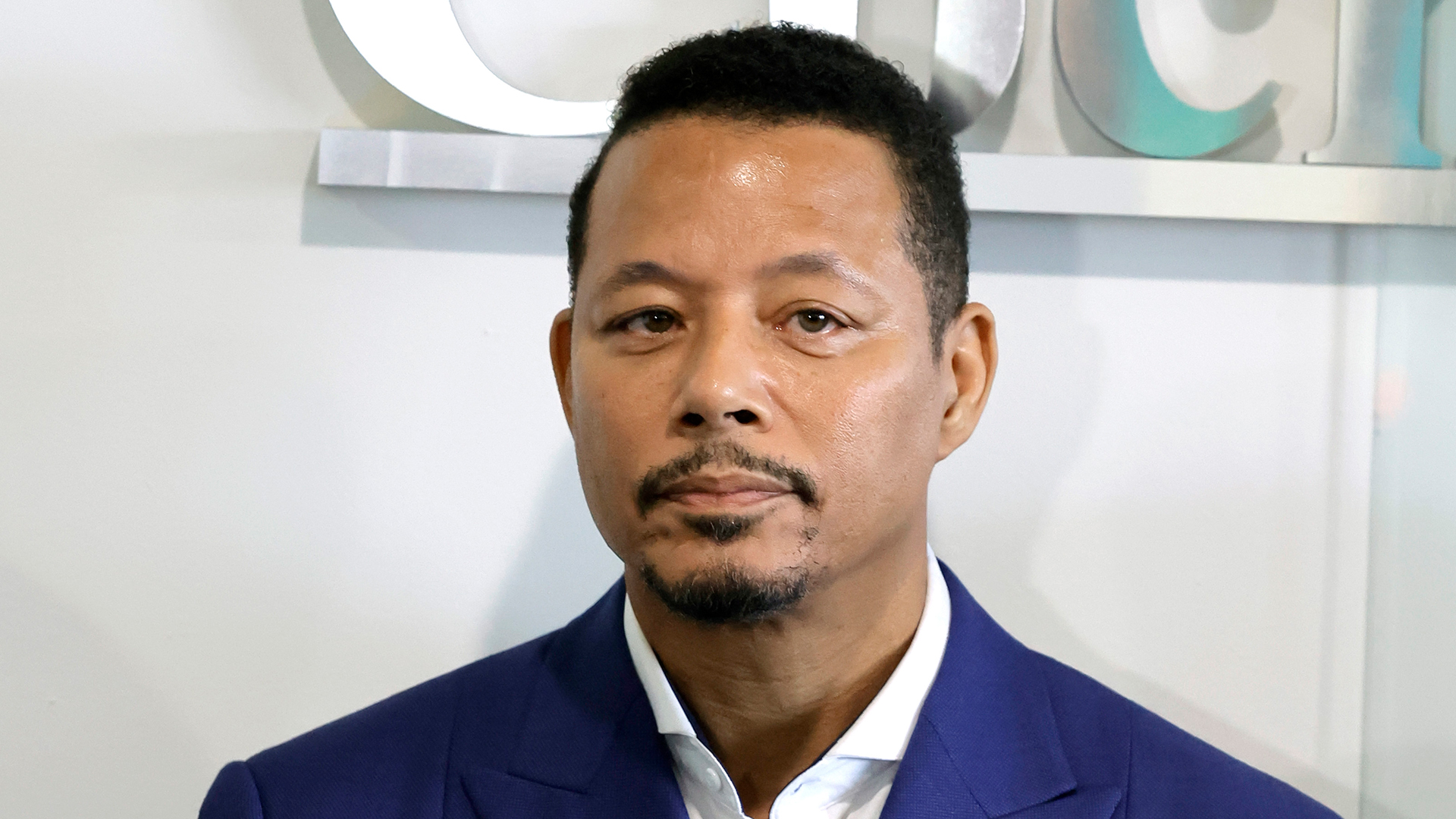 Terrence Howard announces lawsuit against CAA over "Empire" salary at The Cochran Firm on December 08, 2023 in Los Angeles, California.