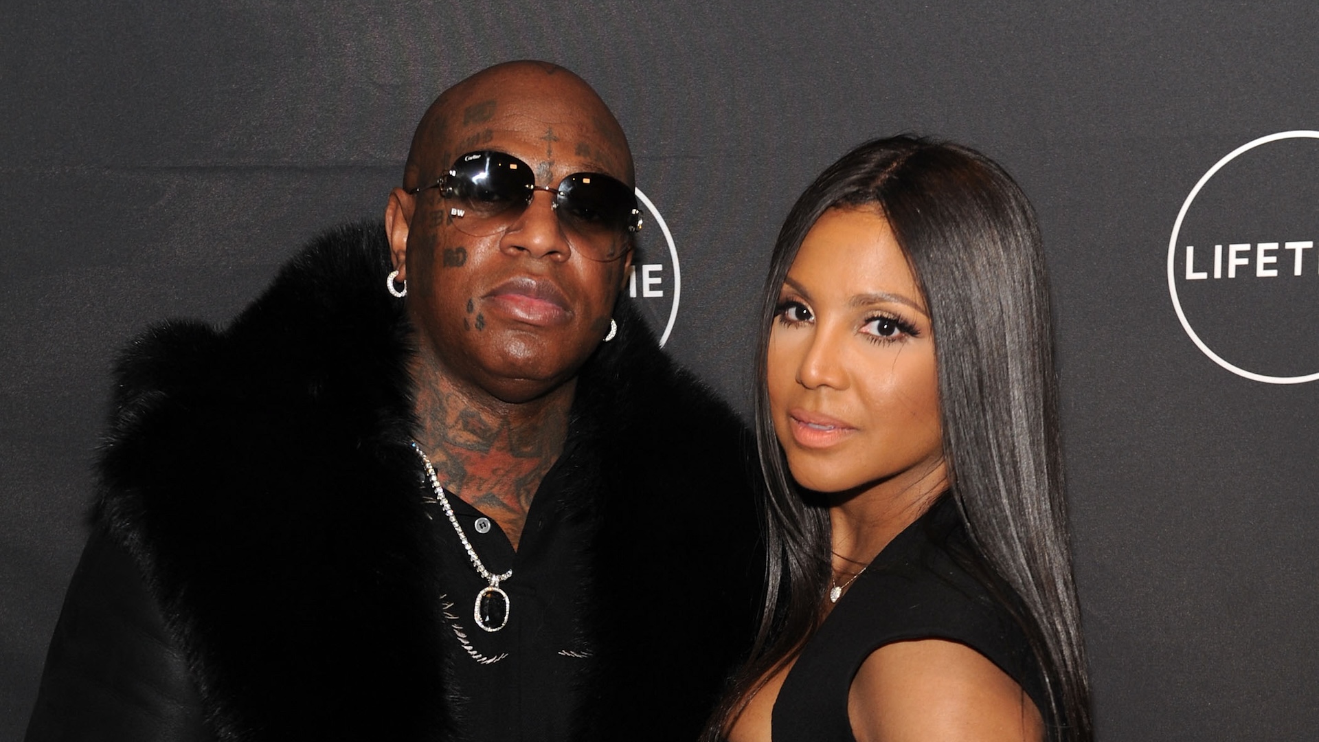 NEW YORK, NY - JANUARY 23: Birdman and Toni Braxton attends Lifetime"s Film,"Faith Under Fire: The Antoinette Tuff Story" red carpet screening and premiere event at NeueHouse Madison Square In New York, NY on January 23, 2018