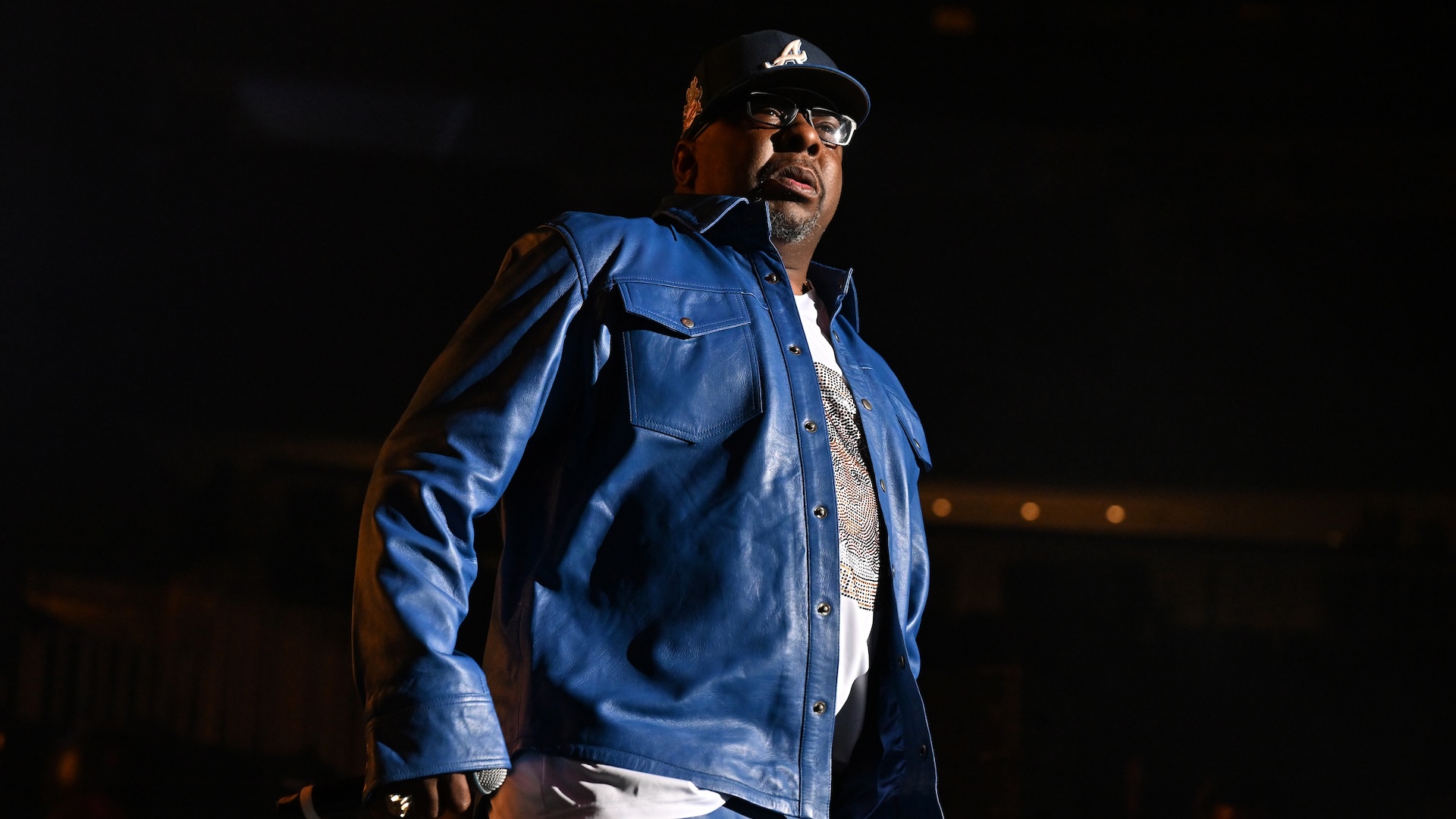ATLANTA, GEORGIA - DECEMBER 04: Singer Bobby Brown performs onstage during the R&B Music Experience: Holiday Edition at State Farm Arena on December 04, 2022 in Atlanta, Georgia.
