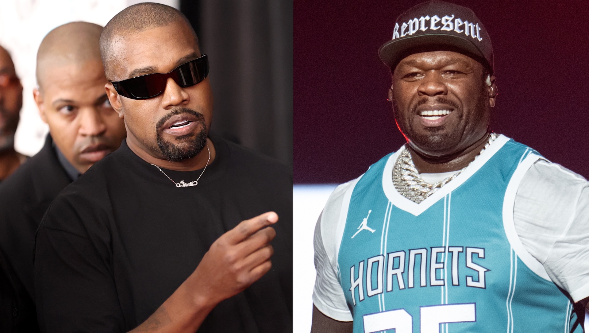 Kanye West and 50 Cent