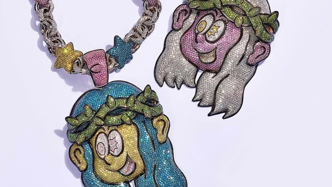 ASAP Rocky and Verdy's Cartoon Jesus pieces by Alex Moss.