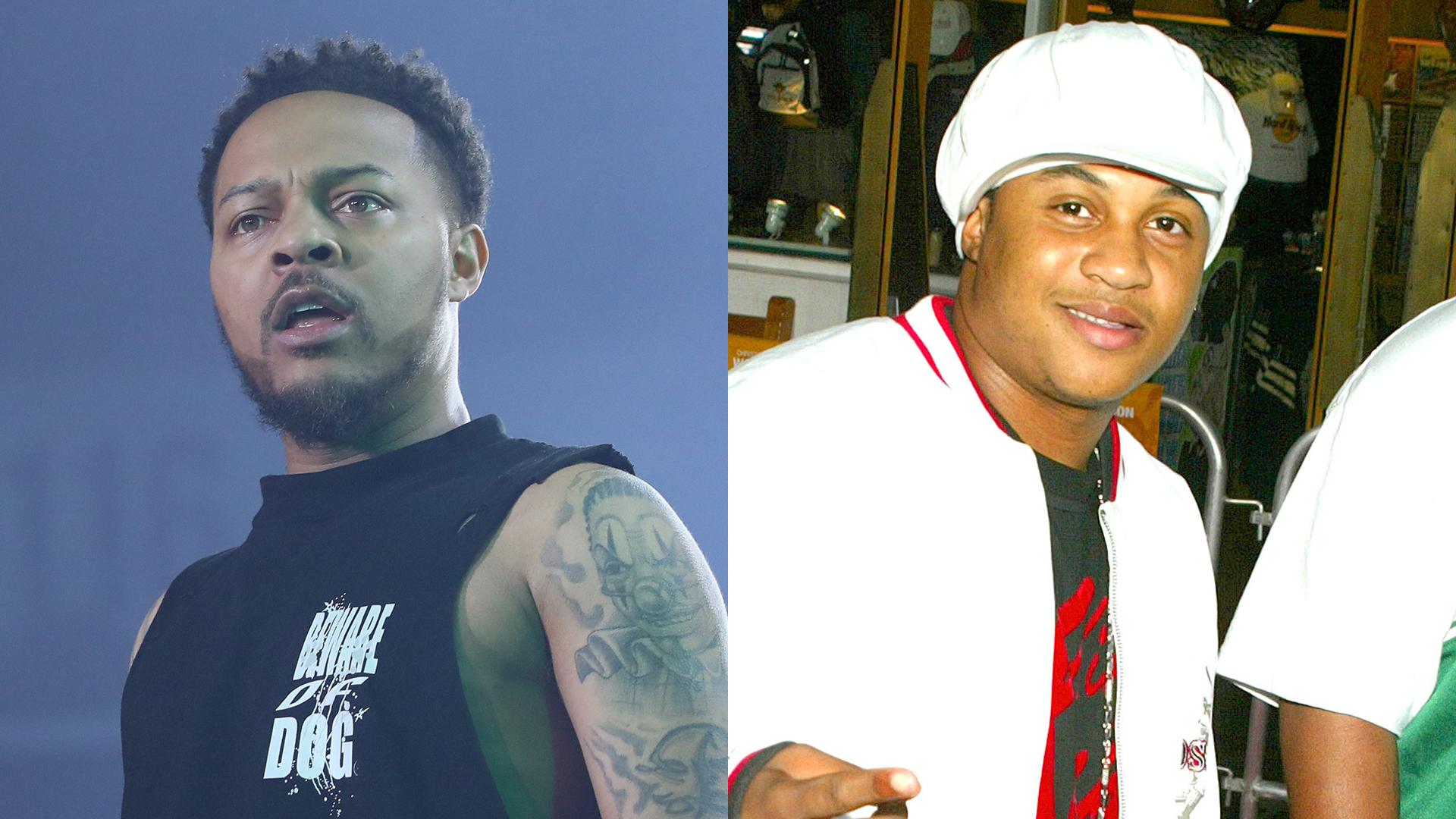 Bow Wow and actor Orlando Brown in a split image.