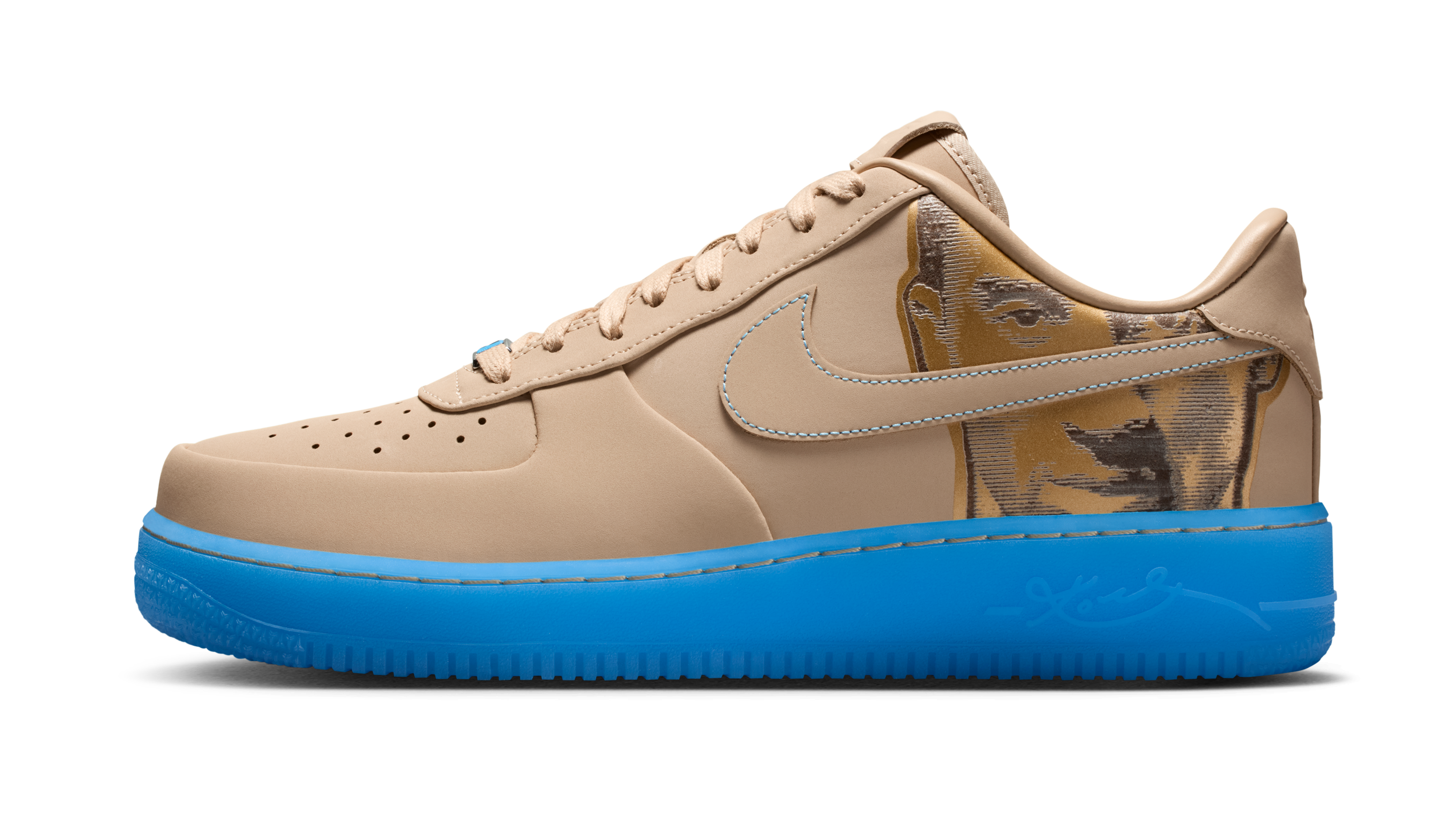 Kobe Bryant x Nike Air Force 1 Low Linen/University Blue