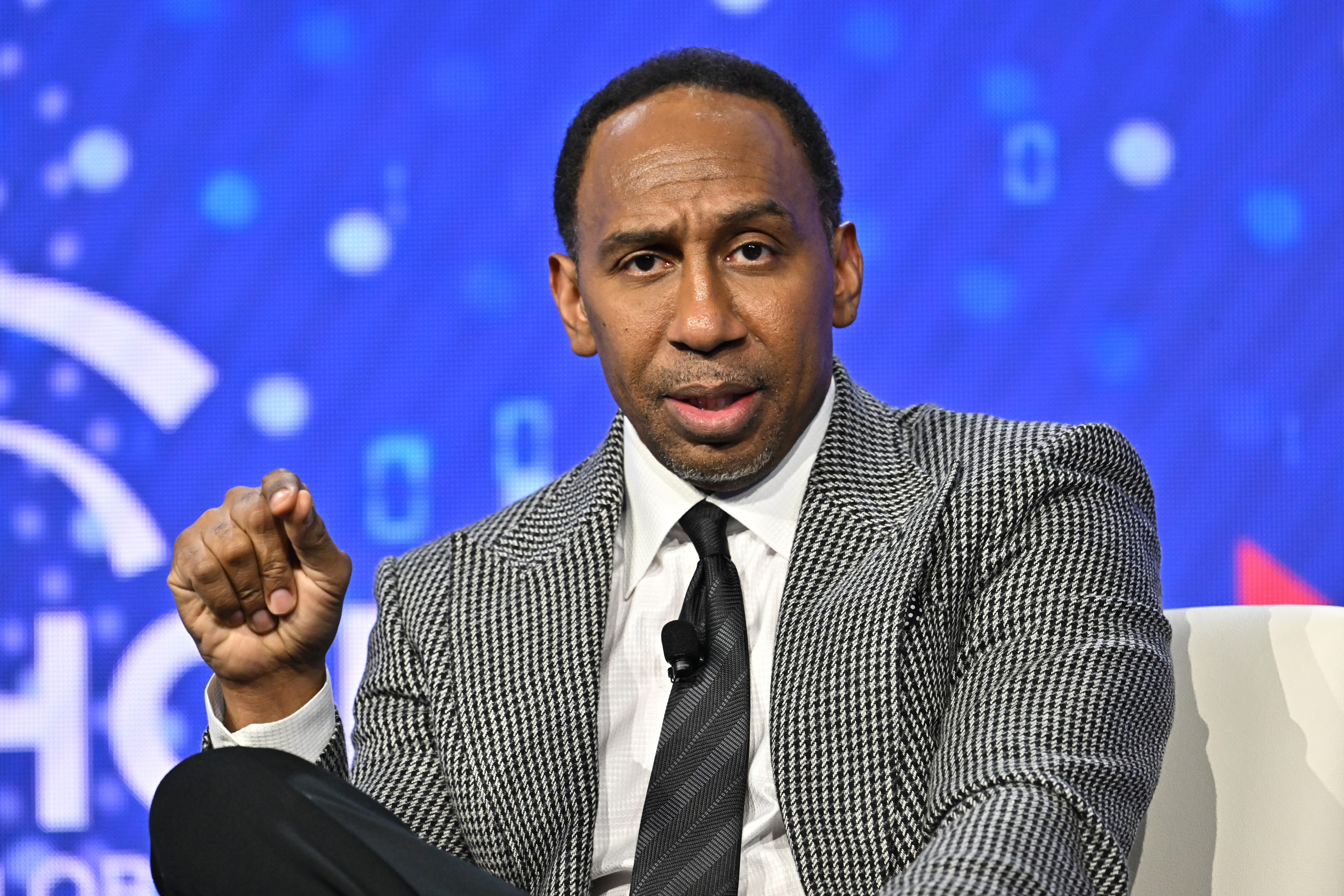 Stephen A. Smith speaks onstage at day 2 of the 2025 HOPE Global Forum