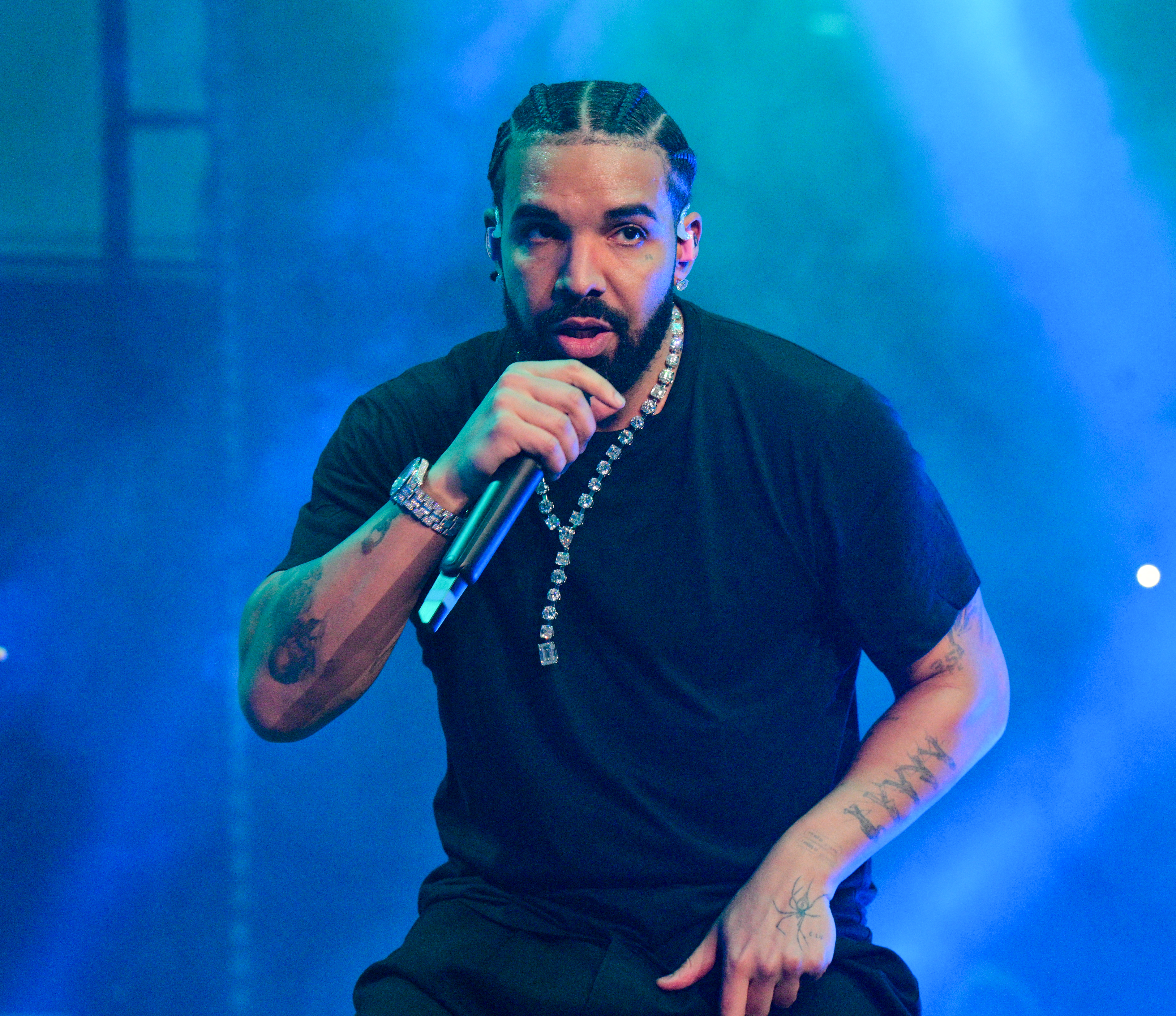Drake has purchased many ridiculous items throughout his career, including this "Previous Engagements" necklace featuring 42 diamonds by Alex Moss.