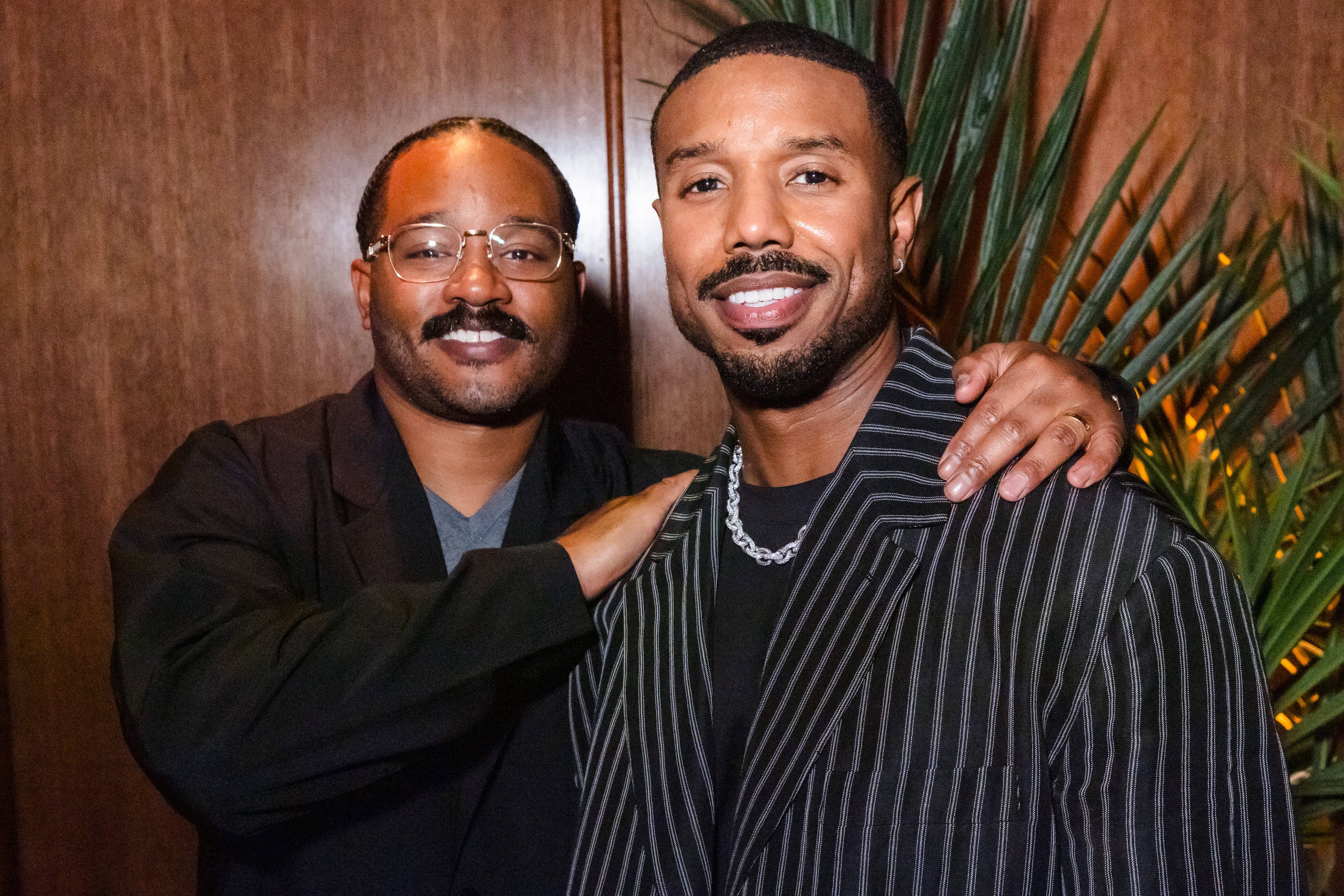 Filmmaker Ryan Coogler and actor Michael B. Jordan attend as Warner Bros. Pictures Celebrates "Sinners" & Proximity Media