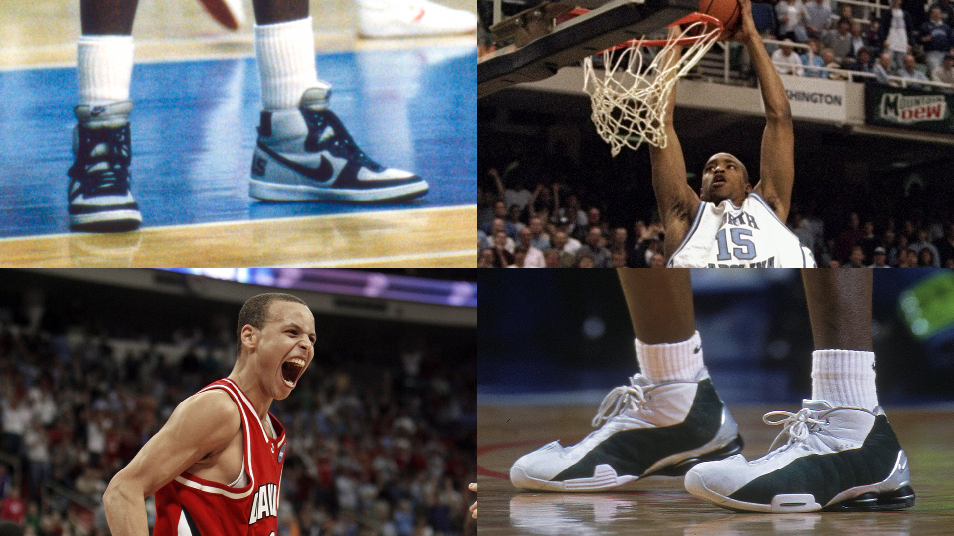Patrick Ewing Vince Carter Jason Richardson Steph Curry