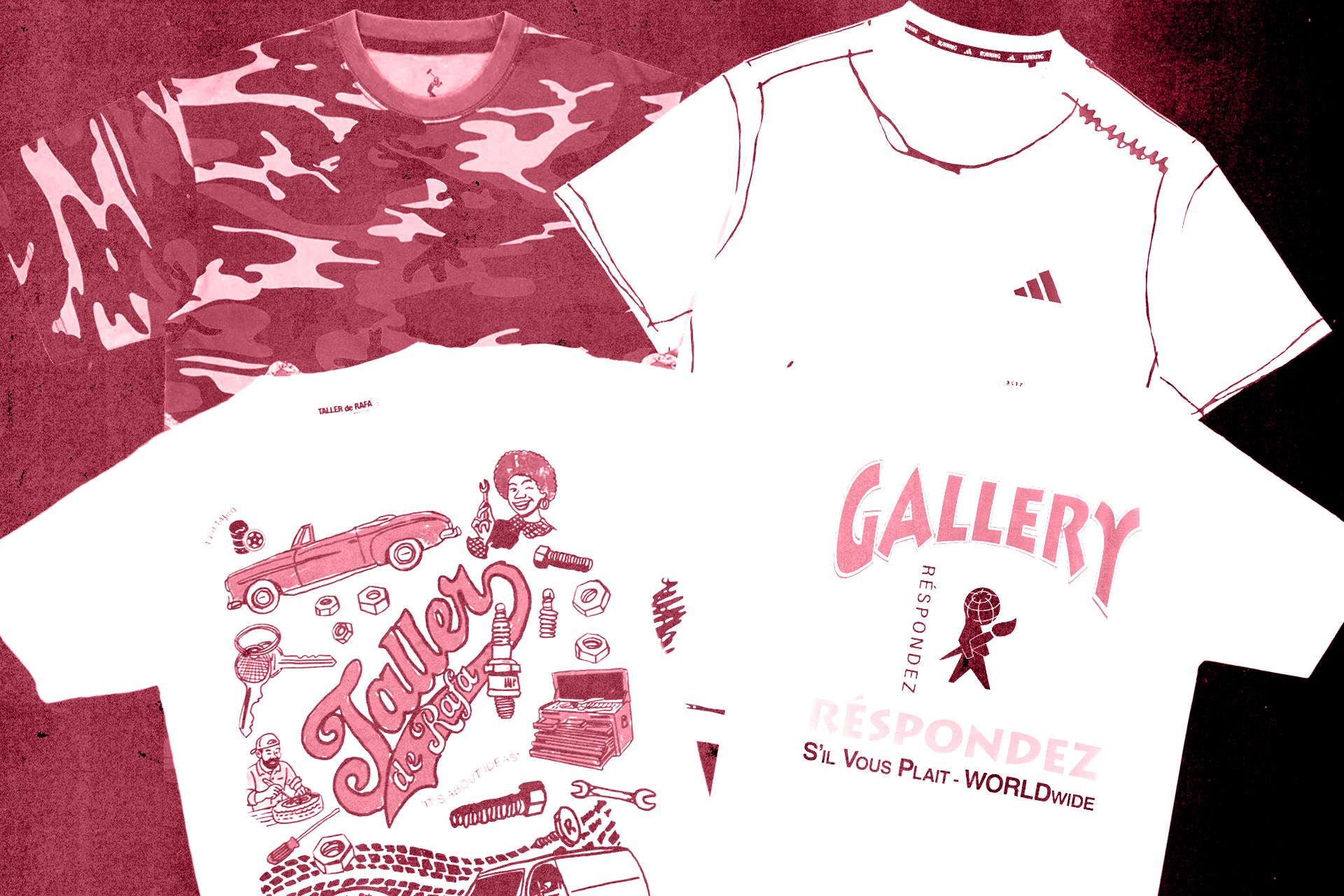 Some of the best T-shirts right now for any style and occasion include Concrete Boys merch, Song for the Mute x Adidas tees for the gym, RSVP Gallery's logo tees, and Taller de Rafa's graphic T-shirts.