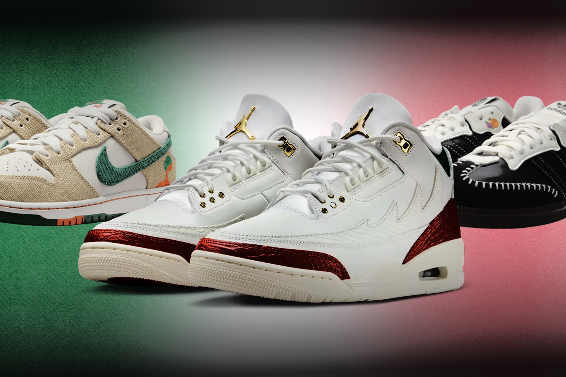 Jarritos x Nike SB Dunk Low, Air Jordan 3 ‘El Vuelo,’ Adidas Samba ‘Dia de los Muertos’