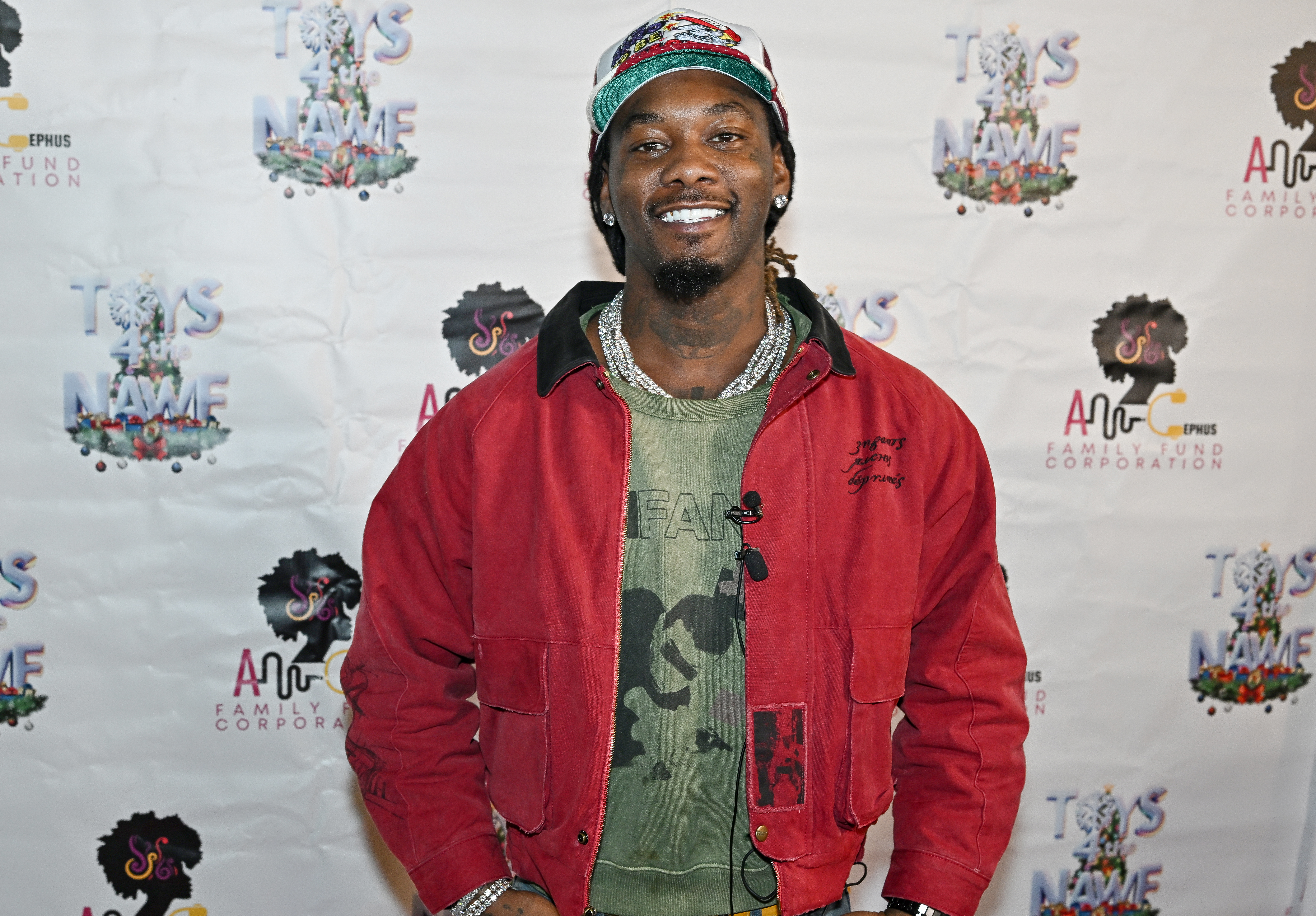 Offset attends the 4th Annual Toys 4 The Nawf Christmas Charity event.
