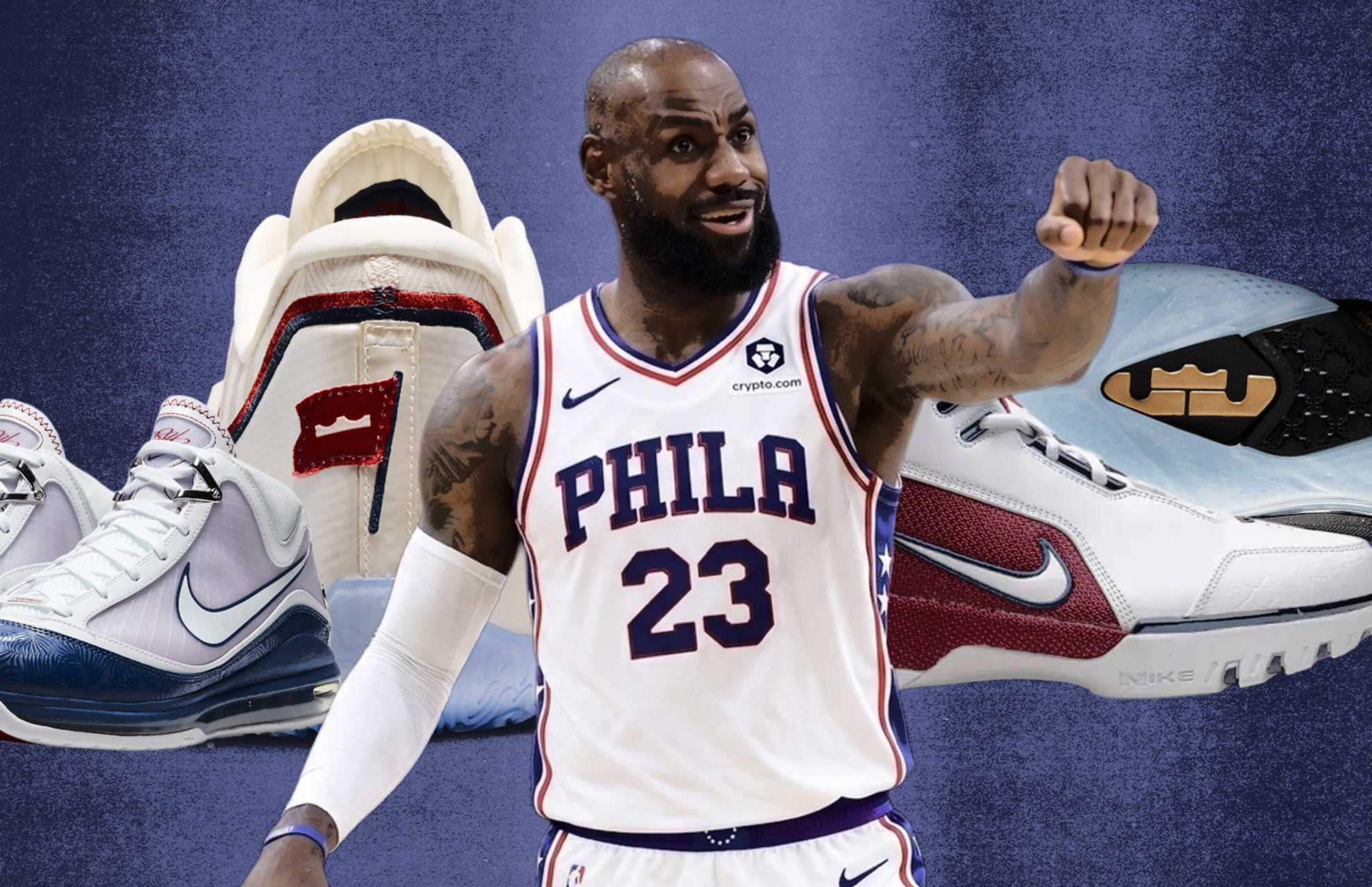 LeBron James Philadelphia 76ers Nike 