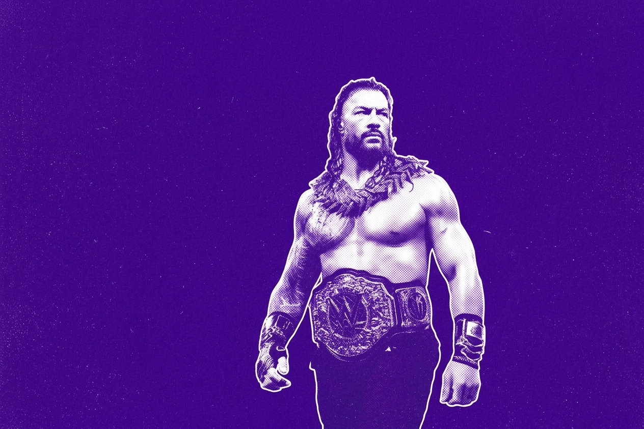Roman Reigns makes his entrance during Monday Night RAW at Arena Ciudad de Mexico on September 14, 2026 in Mexico City, Mexico.