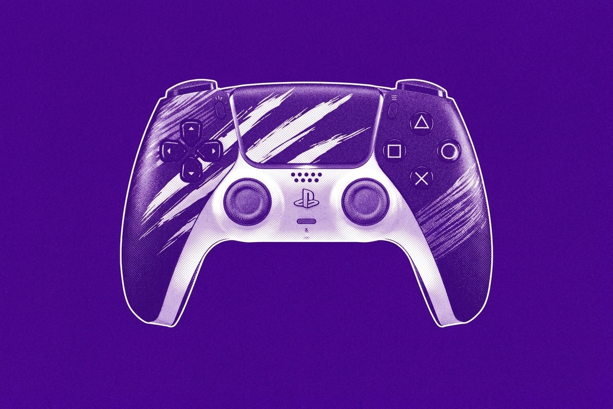 DualSense Wireless Controller – Marvel’s Wolverine Battle Yellow Limited Edition