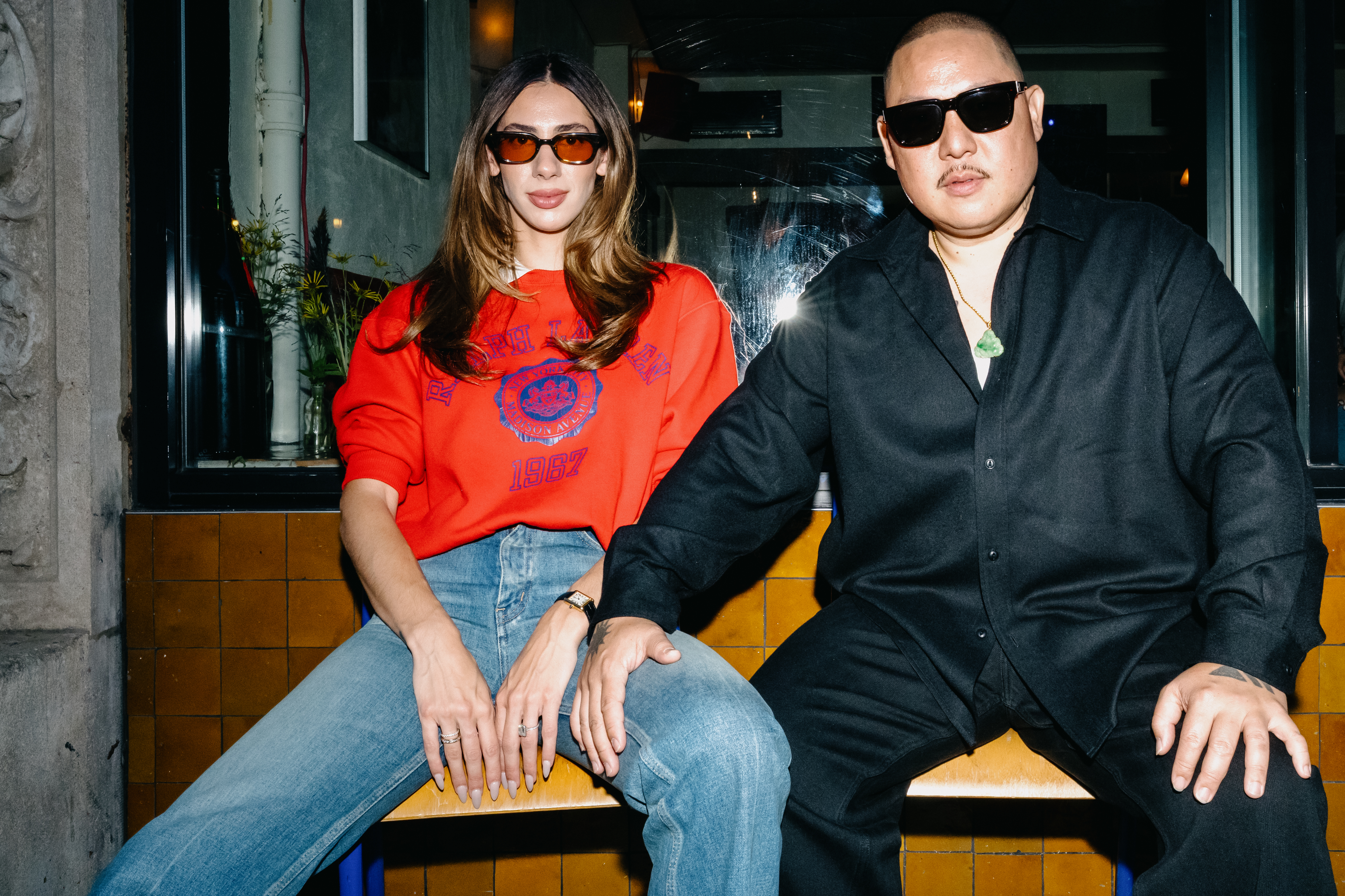 Natashia Huang and Eddie Huang