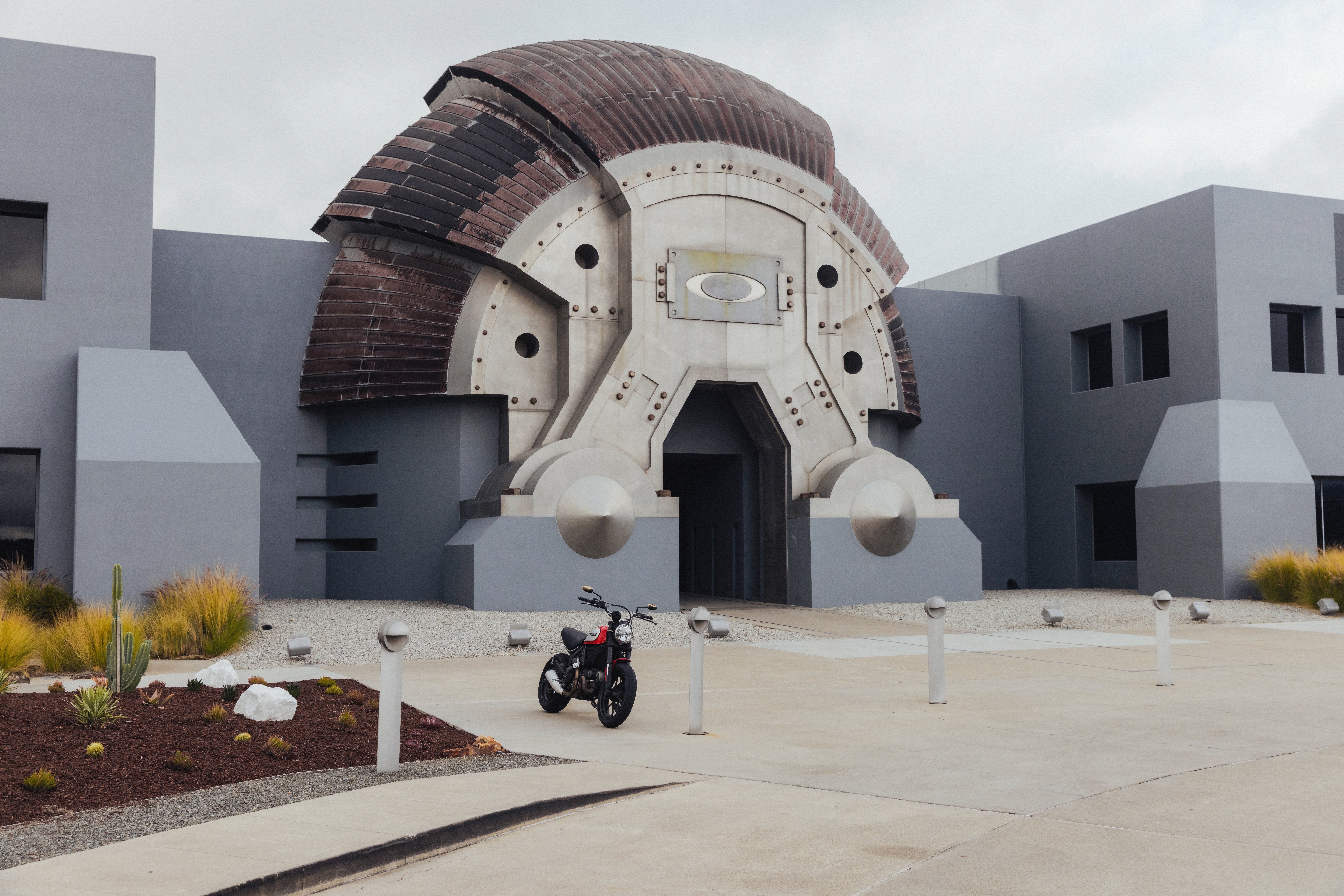 Oakley's headquarters is located in Foothill Ranch in the California desert. Complex got a rare inside look at the futuristic facility. 