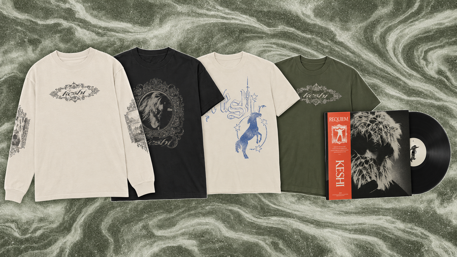 Keshi Merch and Vinyl Available on Complex