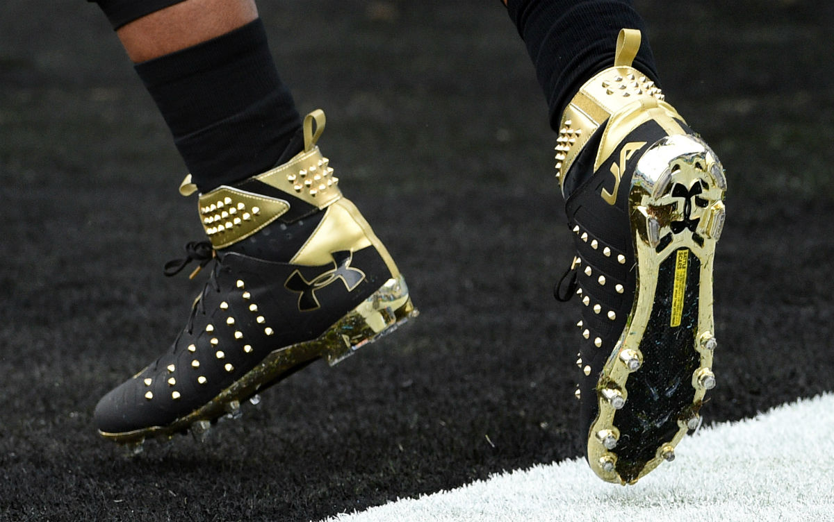 Cam Newton Spiked Under Armour Cleats 