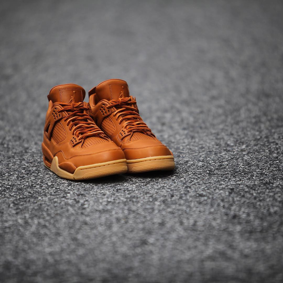 jordan 4 tan leather