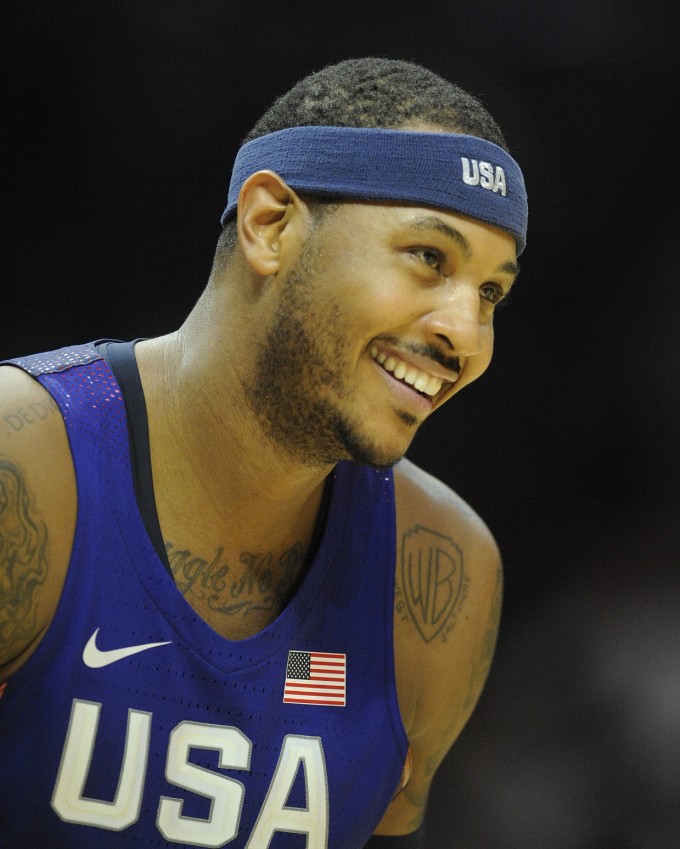 carmelo anthony usa basketball smile