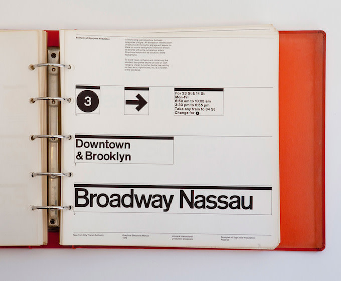 The NYC Transit Authority Graphics Standards Manual Is Back in Print