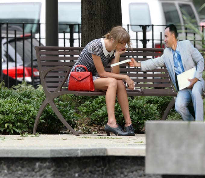 Sad Taylor and Mr. Gump