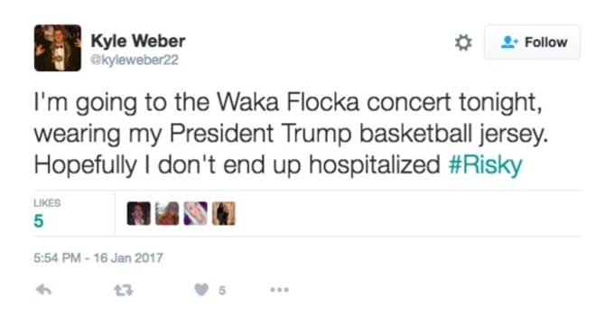 Watch Waka Flocka Use a Donald Trump Jersey to Wipe His Ass on Stage