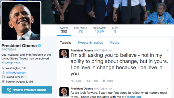 Obama Twitter