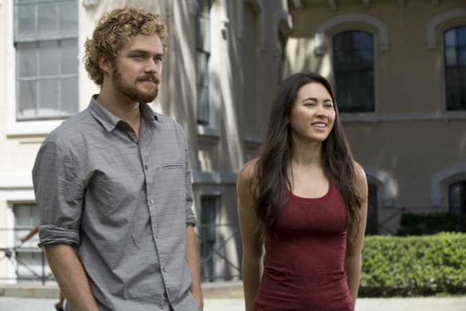 Finn Jones and Jessica Henwick in 'Marvel's Iron Fist'