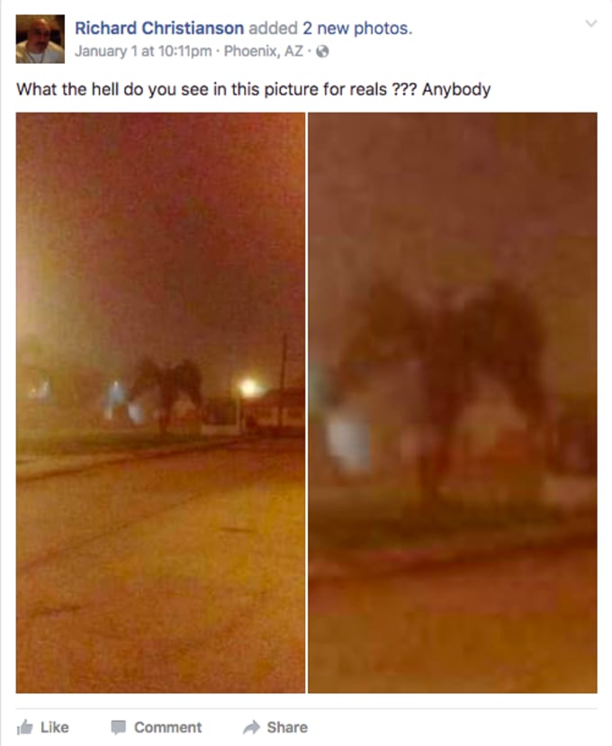 A demon on Facebook?