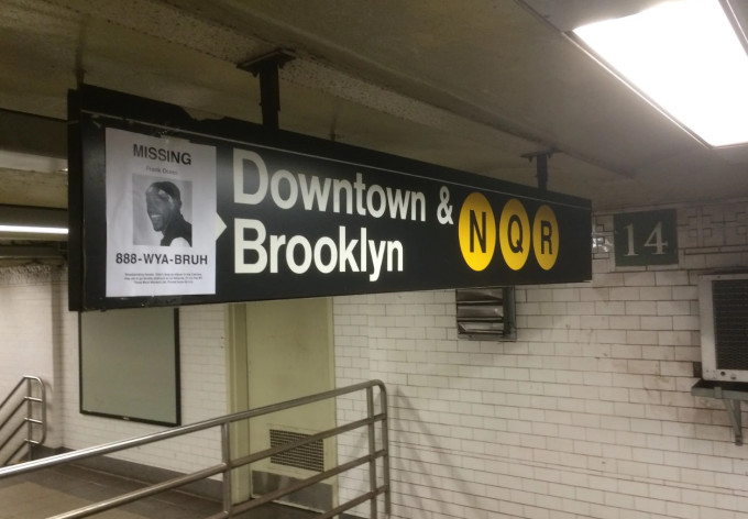 People are putting up Frank Ocean MISSING posters around NYC.