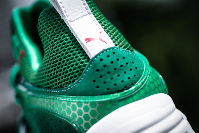puma trinomic green kids