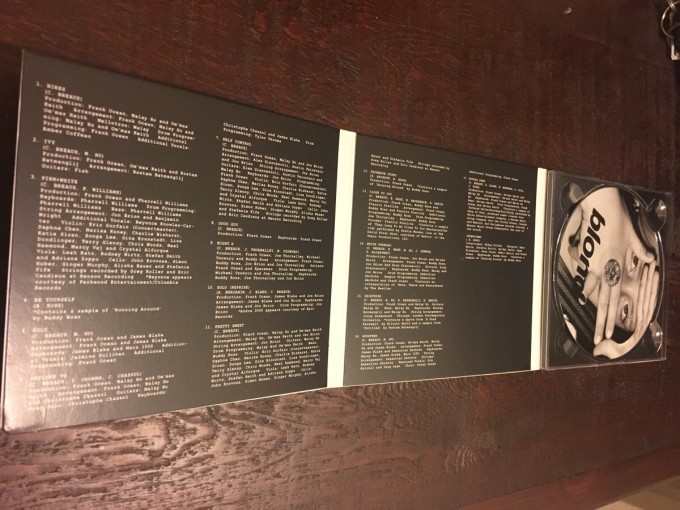 Frank Ocean's 'Blonde' Liner Notes