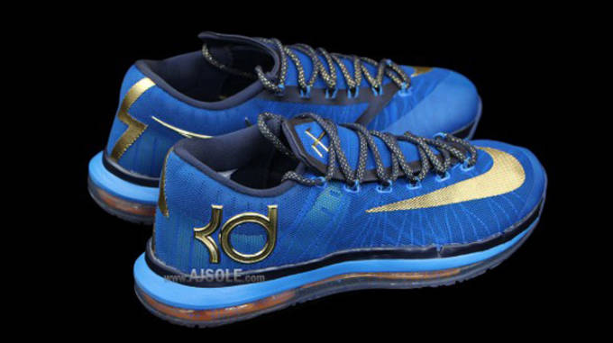 kd blue and gold shoes