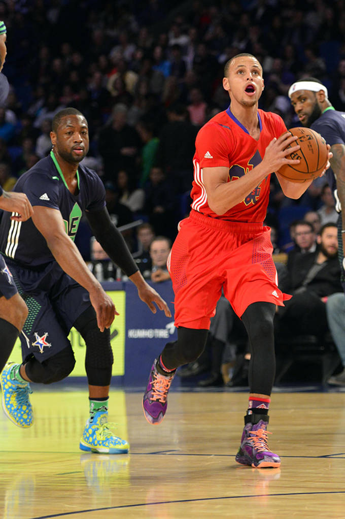 NBA Stars and Shoes Shine Bright in 2014 NBA AllStar Game Complex